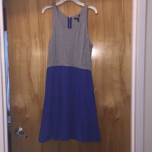 Color Block Midi Casual Dress